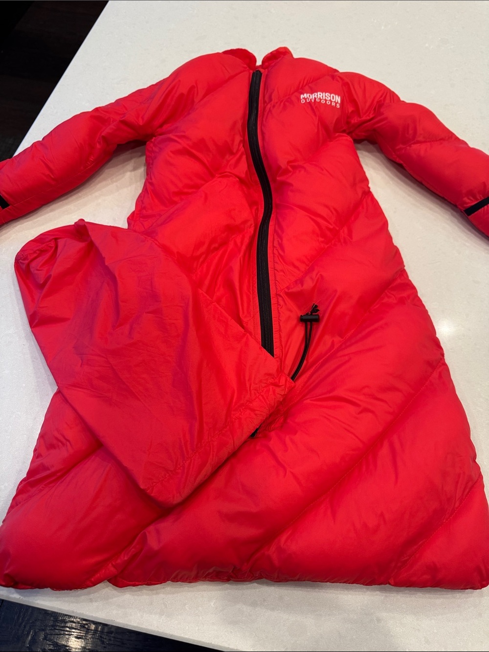 Kids' Bright Red Puffer sleeping bag  6 24 months